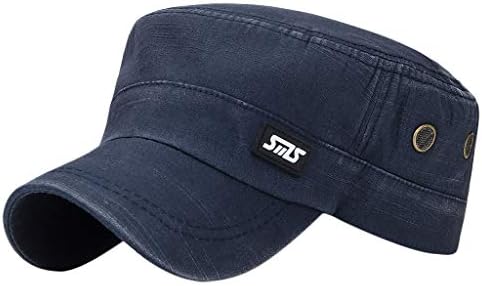 כובע שמש חיצוני ספורט ריצה יוניסקס סגנון צבאי כובעים מצוידים לגברים, קוממות אופנה שטוחה כובע בייסבול וינטג '