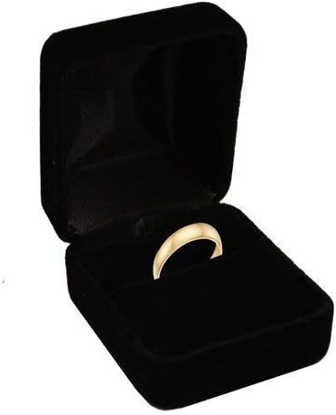 ארגז טבעת קטיפה - תצוגת תכשיטים ותיבת מתנה - תוספת נשלפת ורירית רכה - מארז טבעת אירוסין ומארגן מאת