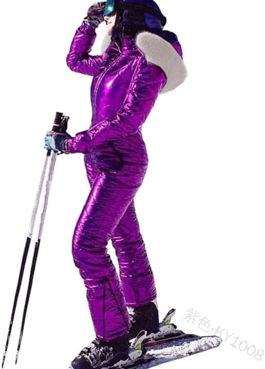 פאפן נשים בתוספת נשים מוצק מזדמן עבה חם סנובורד חליפת סקי חיצוני ספורט רוכסן כותנה חלוק מעיל לנשים