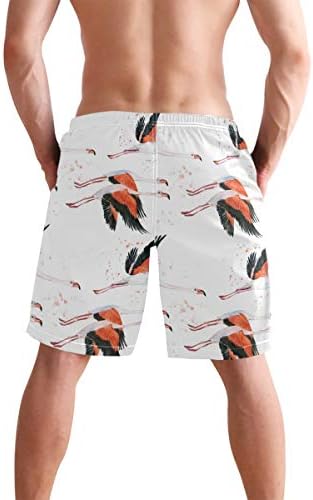 חזותשמשי גברים של חידוש חוף מכנסיים קצרים מהיר יבש בגדי ים חג מסיבת ספורט ריצה לשחות לוח מכנסיים רחצה חליפות
