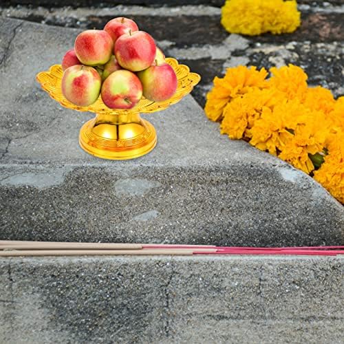 מגש פרי בודהיסטי של Lifkome צלחת פרי בודהיסטית מציעה קערה מחווה מגשי הגשת צלחת פירות קינוח חטיף כלים עם