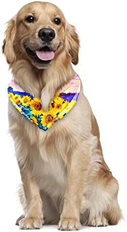 Llnsupply כלב בנדנה קירור מטפחת כלבים משולש רך כלבים צעיף אביזרים בהתאמה אישית של צוואר חיות מחמד
