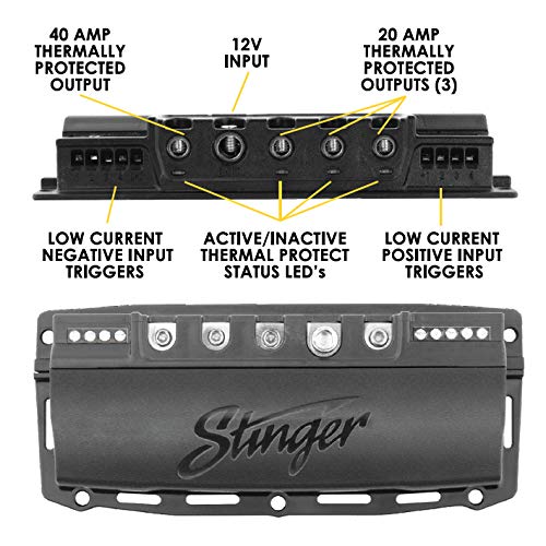 STINGER-4-CHANNEL100 AMP ממסר מצב מוצק