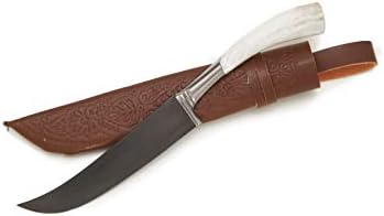 Artsyuzbek ייחודי סכין בעבודת יד uzbek - ידית קרן עיזים פראית - 7.8 אינץ