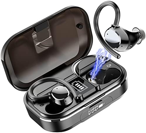 אוזניות Bluetooth של Guangpone 5.3 באוזניות ספורט אטומות למים אוזניים 48 זמני משחקים מבטלים רעש אוזניות אלחוטיות