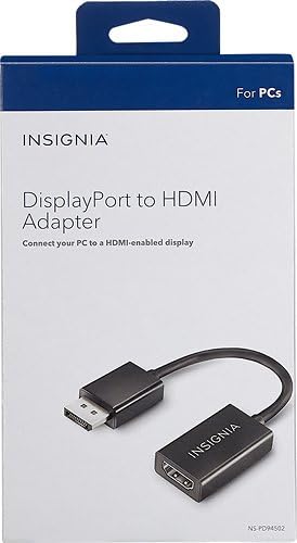 ™ Insignia-DisplayPort-to-HDMI מתאם