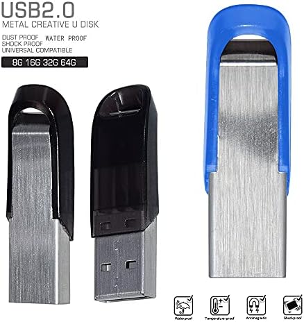 N/A 10 יחידות אופנה מתכת USB כונן הבזק 128 ג'יגה -בייט 64 ג'יגה -בייט 32 ג'יגה -בייט מהיר מהיר