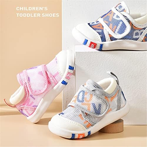 פעוט תינוקות בנות נעליים נעליים סנדלים שטוחים תחתון ללא החלקה חצי בוהן פתוחה להחליק בנים נושמים