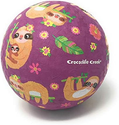 Crocodile Creek - Sloth - כדור משחקים גומי, 5 , לילדים בגילאי 3 ומעלה