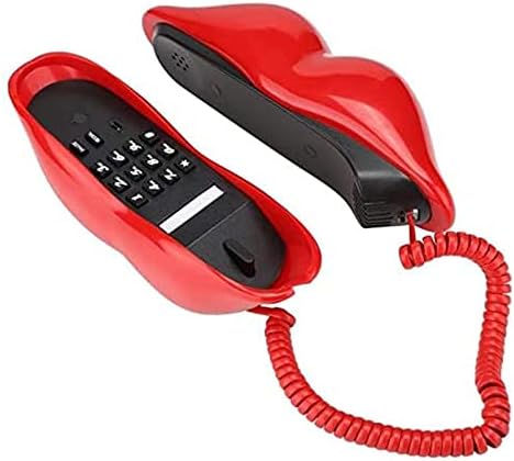 טלפון קווי טלפון קבוע טלפון טלפון רב-פונקציונלי צורת שפתיים חמוד טלפון טלפון חכם