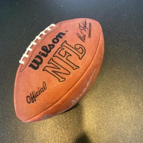 O.J. אנדרסון 24 MVP חתום רשמי ב- NFL Wilson Game Football JSA COA - כדורגל חתימה