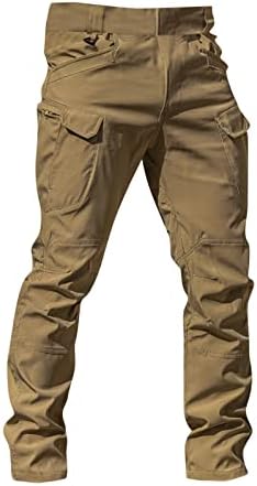 מכנסיים למתיחות של ymosrh מכנסיים עיר מיוחד מכנסיים צבאיים מאוורר IX7 מכנסיים מרובי כיס מרובי מכנסיים נמתחים