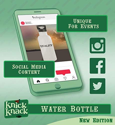 מתנות Knick Knack Sofas - בקבוק מים מפלדת אל חלד 20oz, כסף