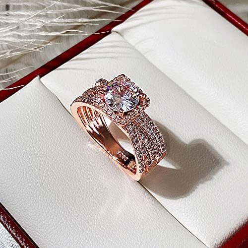 יסטו טרנדי טבעות לנשים טבעת רחבה אופנה גרסה תכשיטי יוקרה יהלומי טבעת זהב עלה 18 קראט מלא טבעות שרף