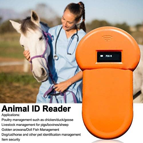 LIXFDJ קורא זיהוי בעלי חיים, סורק Chyp Scanner Pet Portable Animal Id קורא כף יד סורק PET, קורא זיהוי PET