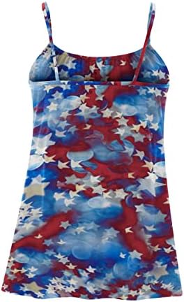 פלוס גופיות דגל אמריקאיות גופיות לנשים ארהב חולצת טריקו ללא שרוולים דגל 4 ביולי טי טריקו חולצות רצועות