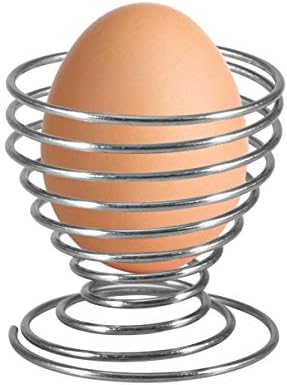 ביצה קשה סיר נירוסטה ביצת כוס אביב חוט ביצים קשות סטנד איפור ביצת ספוג מחזיק ביצי כלי שירות לארוחת בוקר