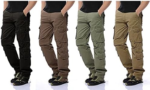 מכנסי מטען Ozmmyan לגברים סוודים מזדמנים חיצוניים עם מכנסיים ארוכים מכנסיים ארוכים מכנסיים ארוכים מכנסיים ארוכים