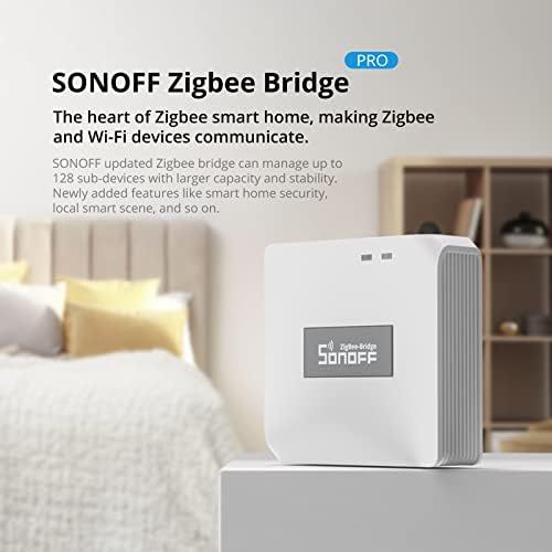 Sonoff Zigbee Bridge Pro Hub, Zigbee 3.0 Smart Gateway, בקרת אפליקציות וניהול רב מכשירים, תואמים למכשירי