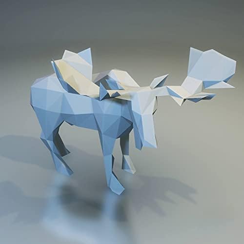 WLL-DP חג המולד איילים מודלים נייר פסל נייר תלת מימד מלאכות נייר DIY גביע נייר דגם נייר יצירתי דגם