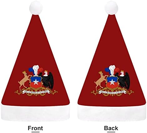מעיל זרועות של צ ' ילה חג המולד כובעי בתפזורת מבוגרים כובעי חג המולד כובע לחגים חג המולד ספקי צד