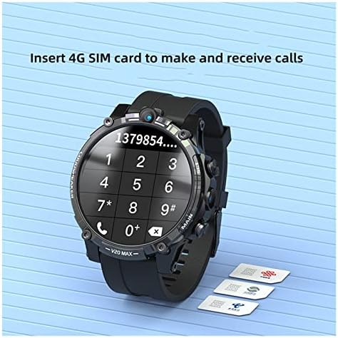 UMCP 4G Smartwatch SIM SIM SIM נייד ספורט כושר חכם Wifi גישה לאינטרנט