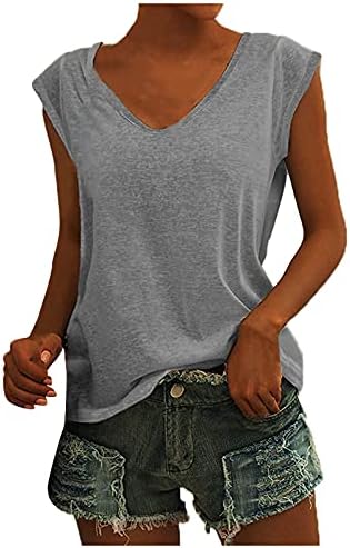 אוסמואל נשים שרוול קיץ שרוול חולצות צוואר חולצת טריקו מזדמנת חולצות בסיסיות חולצות בסיסיות