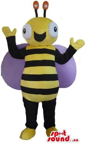 Spotsound Surple Wing Honey Bee Bee Cartoon Midder Mussot us