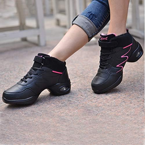 נעלי ספורט לריקודים של הרויל לנשים מפוצלים נעלי ספורט עם תחרה יחידה ללא החלקה נעלי ספורט לריקוד