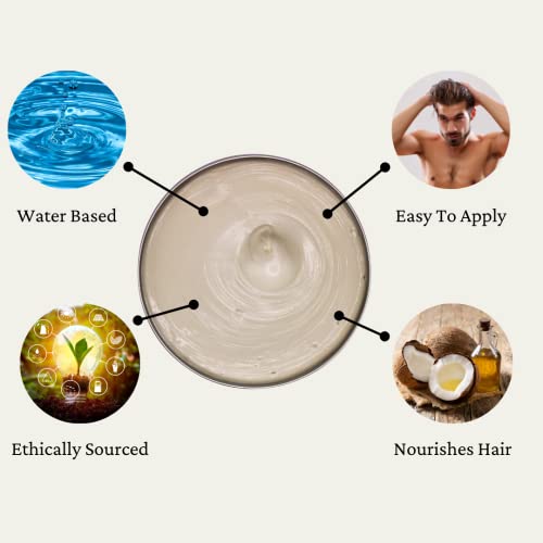 חימר חכם של Steeze - גימור טבעי סטיילינג חימר שיער לגברים - כל סוגי השיער - ניתן לעבד מחדש את כל היום