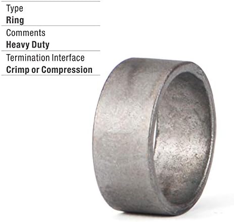 זווית ICRIMP משולבת טבעת נחושת ערכת לחיצה C/W 100 יחידות 1/2 טבעות נחושת