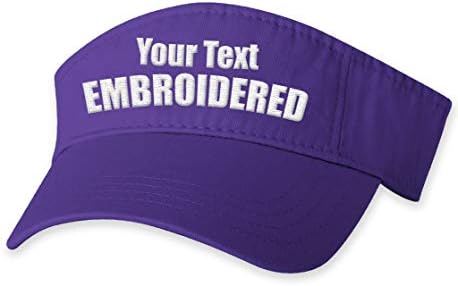 כובע מגן רקום מותאם אישית הוסף טקסט משלך כובע מגן מתכוונן בהתאמה אישית