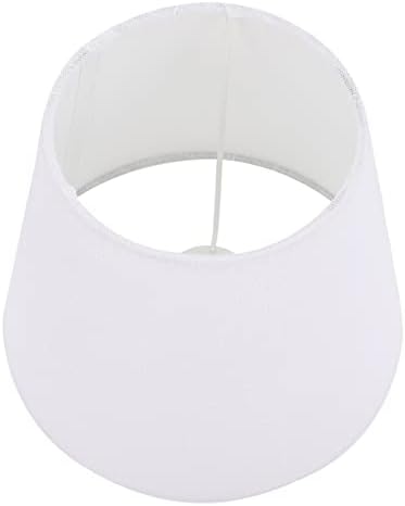 מכסה מנורת מבד אוסלאדי כיסוי שולחן תוף מנורה תוף כיסוי E14 AIPSHADE מבד לחדר שינה WHITE15X14 סמ