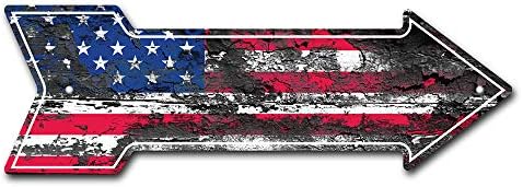 דגל אמריקאי נשלל של אדירסקינס קליפות ומקל דגל אמריקאי נשלף 2 עיצוב מדבקות 24 אינץ