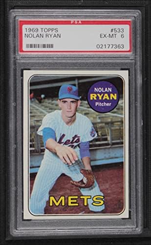 1969 Topps 533 Nolan Ryan New York Mets PSA PSA 6.00 Mets