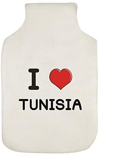 כיסוי בקבוק מים חמים 'אני אוהב את תוניסיה'