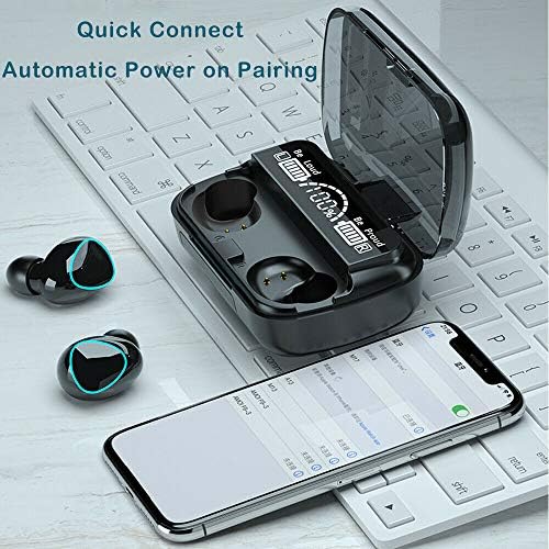 אוזניות אלחוטיות Bluetooth 5.1 אוזניות לתצוגת Blu 2 באוזניות אוזניים סטריאו אמיתי ספורט אטום מים/אוזניות אטומות