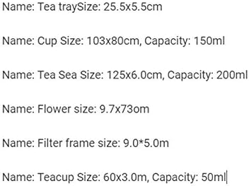 UXZDX 11 יחידים בעבודת יד זיגוגי זיגוג צבע תה תה בריאות כוס קיבולת גדולה קומקום תה סיר קפה וכוסות קפה