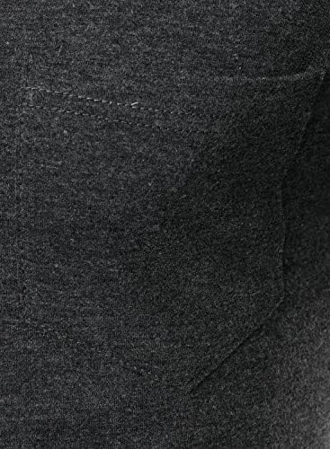 חולצות טריקו של שרוול קצר של FanarCher Henley חולצות טי קז'ן