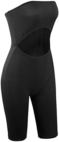 סרבלים לנשים קוקטייל בצבע אחיד סקסי פתוח צינור אחורי קצר מכנסיים קצרים בגדי ספורט קצרים מכנסיים ספורט חזייה נשים