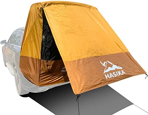 אוהל קמפינג של חסיקה 2 איש מקלט פרטיות בגוון סאן קל הגדרת 120 שניות אטום למים 3000 ממ upf 50+ צהוב