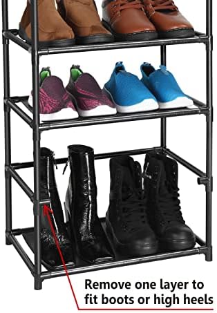 ארון אחסון נעליים של Naroote, מתלה נעליים גדול יותר בקיבולת הנמצאת בשימוש נרחב לדירה