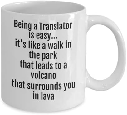 להיות מתורגמן הוא קל ספל, מתורגמן קפה כוס, מתנה עבור מתורגמן,