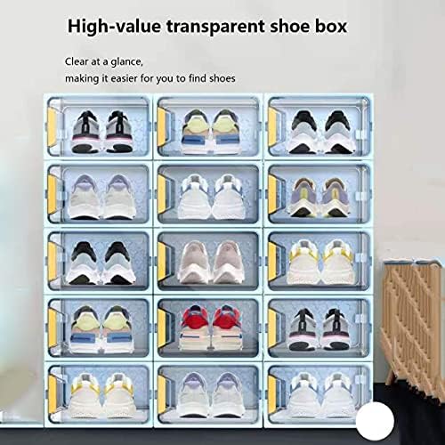 תיבת האחסון של קופסאות אחסון לנשים שקופות מגירת נעליים מעובה אבק מעובה סנטימטרים, עמידים, קלים ונושמים, מתאימים