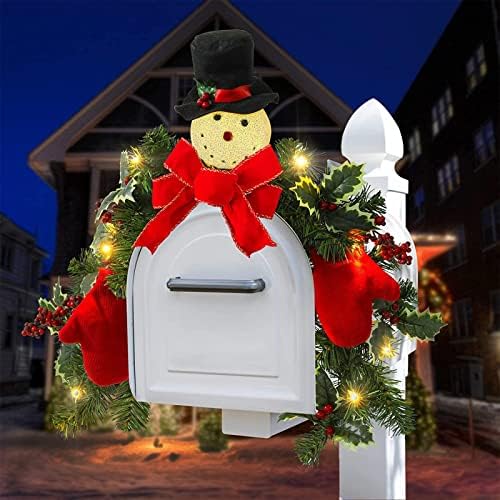 קישוטים לחג המולד המעורערת תיבת הדואר הפנאי שלג חיצוני שלג דקורטיבי אווירה חגיגית קישוטים דקורטיביים אח מזויף