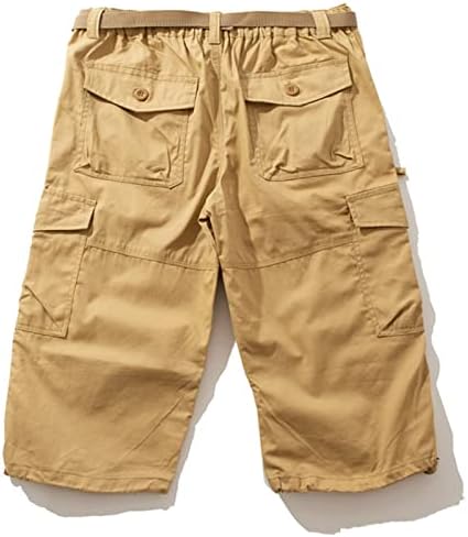 מכנסי מטען חיצוניים של IEPOFG מכנסיים קצרים מטענים חיצוניים של חצי מכנסיים קצרים טקטיים עם מכנסי כושר אימון יבש