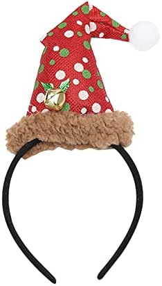 חג המולד חמוד חג המולד כובעי כובעי כיף גדול וחגיגי חג המולד סרטי ראש עם קטיפה מסיבת חג המולד מראה לבוש עם חג