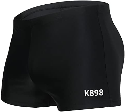 K898 חליפות שחייה של שחיית שחייה של גברים חליפות שחייה מרובעות גברים בגדי ים אתלטים עם גוש בגד ים
