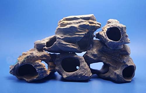 פוקידו אבן ציקליד קרמיקה אקווריום רוק מערת דקור לאקווריום דגי טנק -