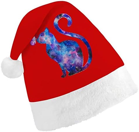חתול פרפר חג המולד כובע סנטה קלאוס כובעי קצר קטיפה עם לבן חפתים לגברים נשים חג המולד חג מסיבת קישוטים